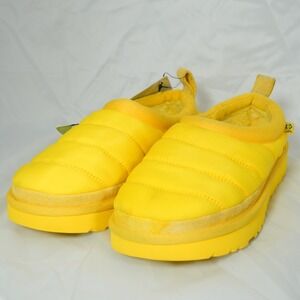 UGG Tasman LTA Puffer Sheepskin Slippers Womens Size 6 Thinsulate 1142050 Canary